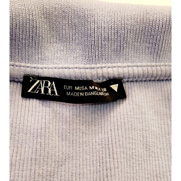 ZARA Women's Purple Bodycon Dress Size M - Picture 4 of 8